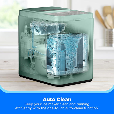 Midea 26lbs Countertop Bullet Ice Maker, Self-Cleaning, with Ice Scoop