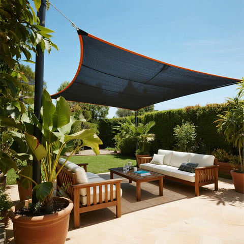 winemana 10x20ft Shade Cloth 90% UV Mesh Tarp Dog Kennel Cover Sun Shade