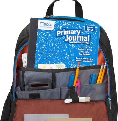 Mead Primary Journal Creative Story Tablet Composition Notebook, 7.5" x 9.75", Grades K-2, 100 Sheets, Blue (09554)