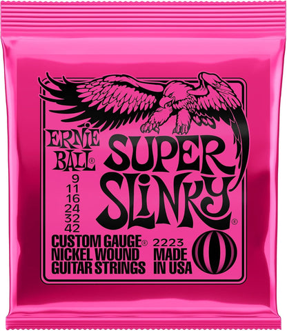 Ernie Ball Regular Slinky Nickel Wound Electric Guitar Strings, 10-46 Gauge (P02221)