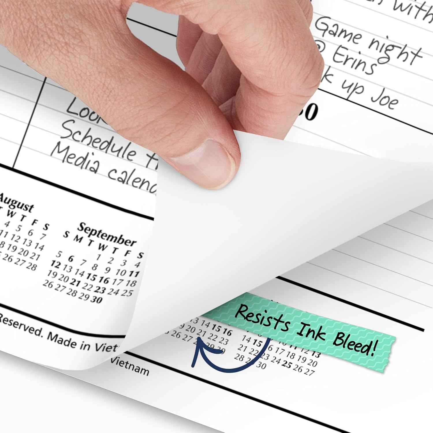 AT-A-GLANCE 2027 Desk Pad Calendar, Monthly Desk Wall Planner, 21.75" x 17", Ruled Blocks, 3 Pack (AZSK240027), White