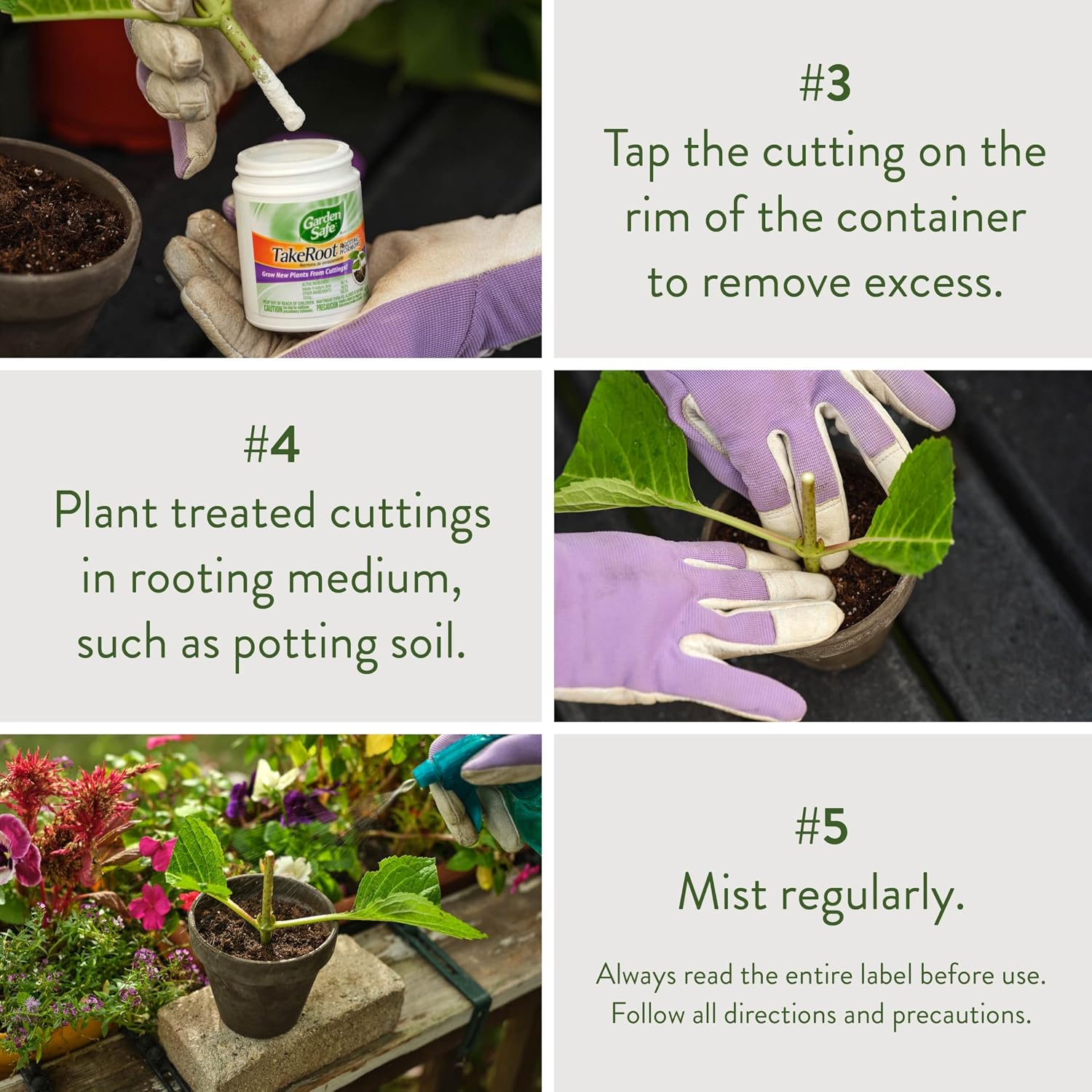 Garden Safe Take Root Rooting Hormone 2 Oz, Promotes Rooting, 2 Pack