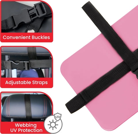 Baby Car Mirror, Safety Car Seat Mirror for Rear Facing Infant Pink