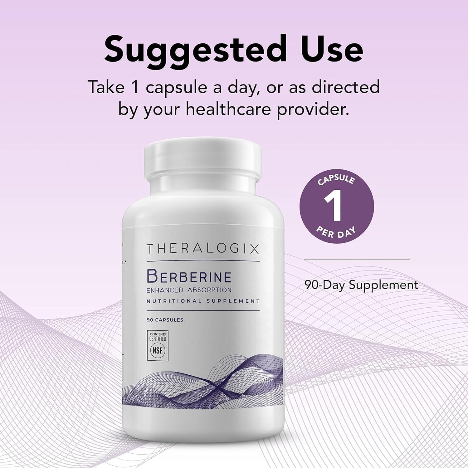 Theralogix Berberine Enhanced Absorption – Metabolic Health, NSF Certified