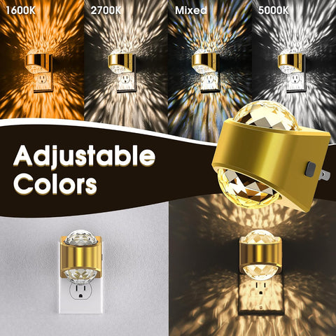 Briignite Night Light Plug into Wall, Color Changing Night Light for Kids