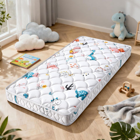 Letmxiu 5" Crib Mattress and Toddler Mattress, Firm, Hypoallergenic Crib Mattress, Fits Standard Crib and Toddler Bed