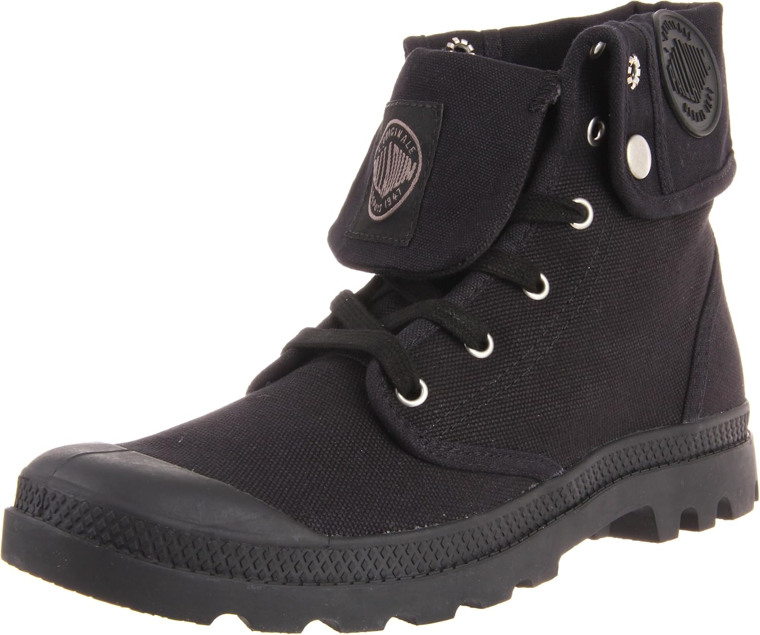 Palladium Men's Baggy Foldable Cuff Canvas Combat Ankle Boots