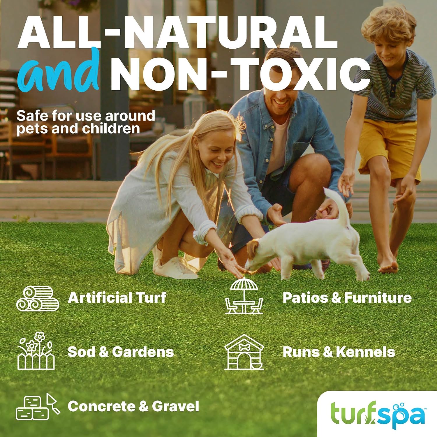 Artificial Turf Odor Eliminator, Dog Urine Yard Deodorizer, 1 Gallon