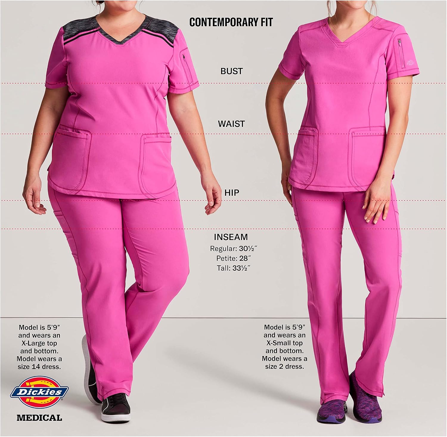 Dickies EDS Essentials Womens Scrub Pants Joggers Stylish & Comfortable Scrubs Jogger DK065