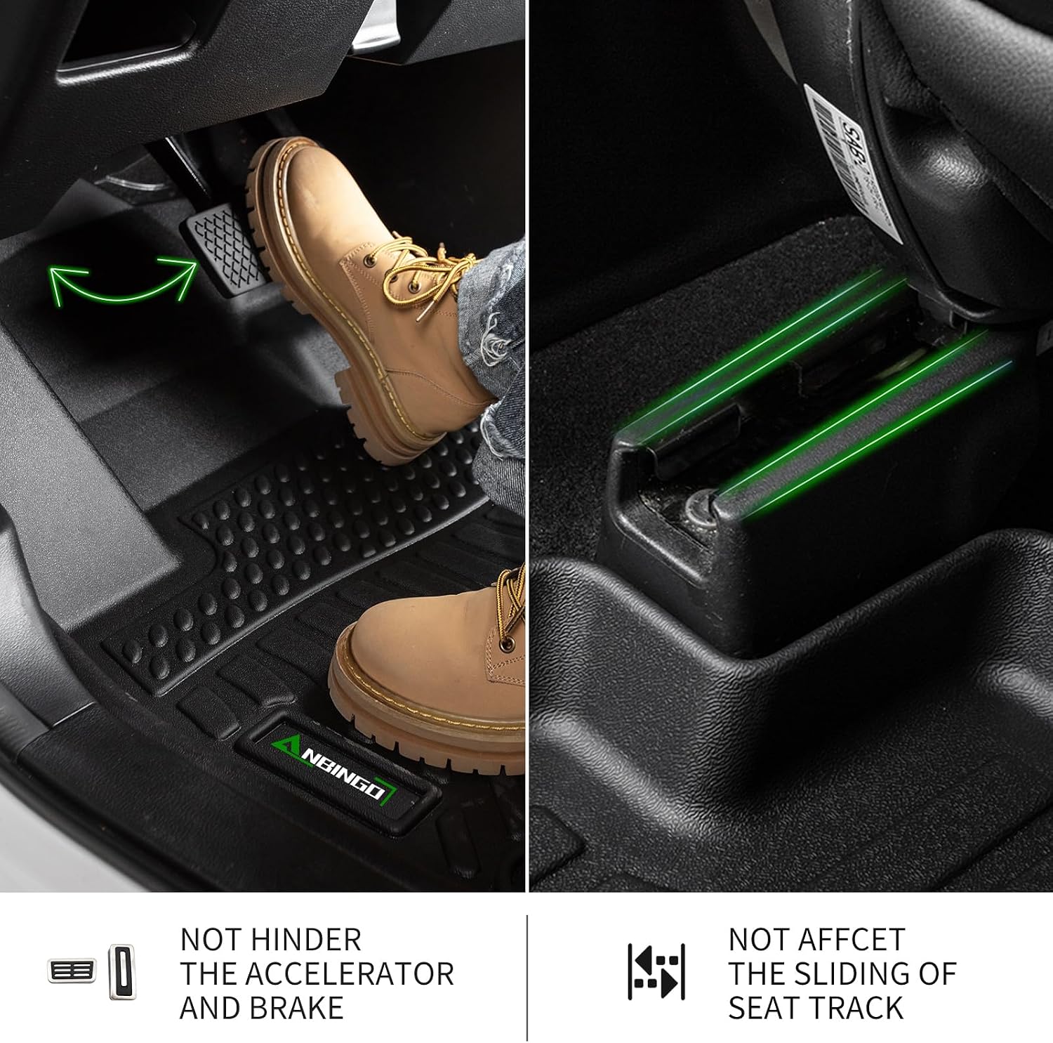ANBINGO® Floor Mats & Cargo Liner for CR-V 2007 2008 2009 2010 2011