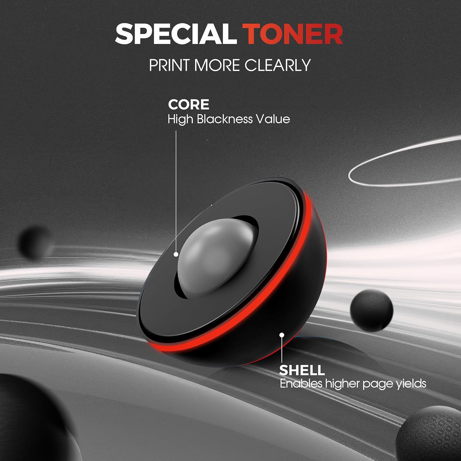 067 Black Toner Cartridge Work for Canon MF654cdw Toner Cartridges 2 PACK