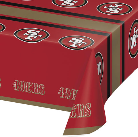 Trendware Cincinnati Bengals Plastic Tablecloths, 54 x 102 in, 3 ct