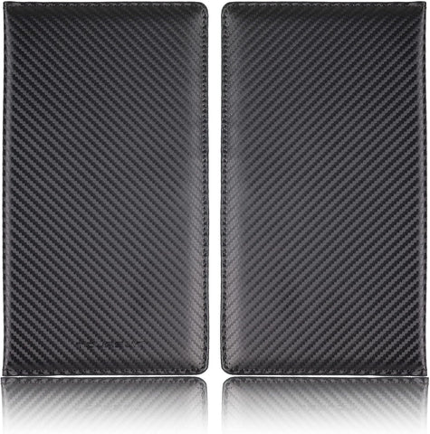 TOURSUIT Car Registration & Insurance Card Holder, Carbon Fiber Black