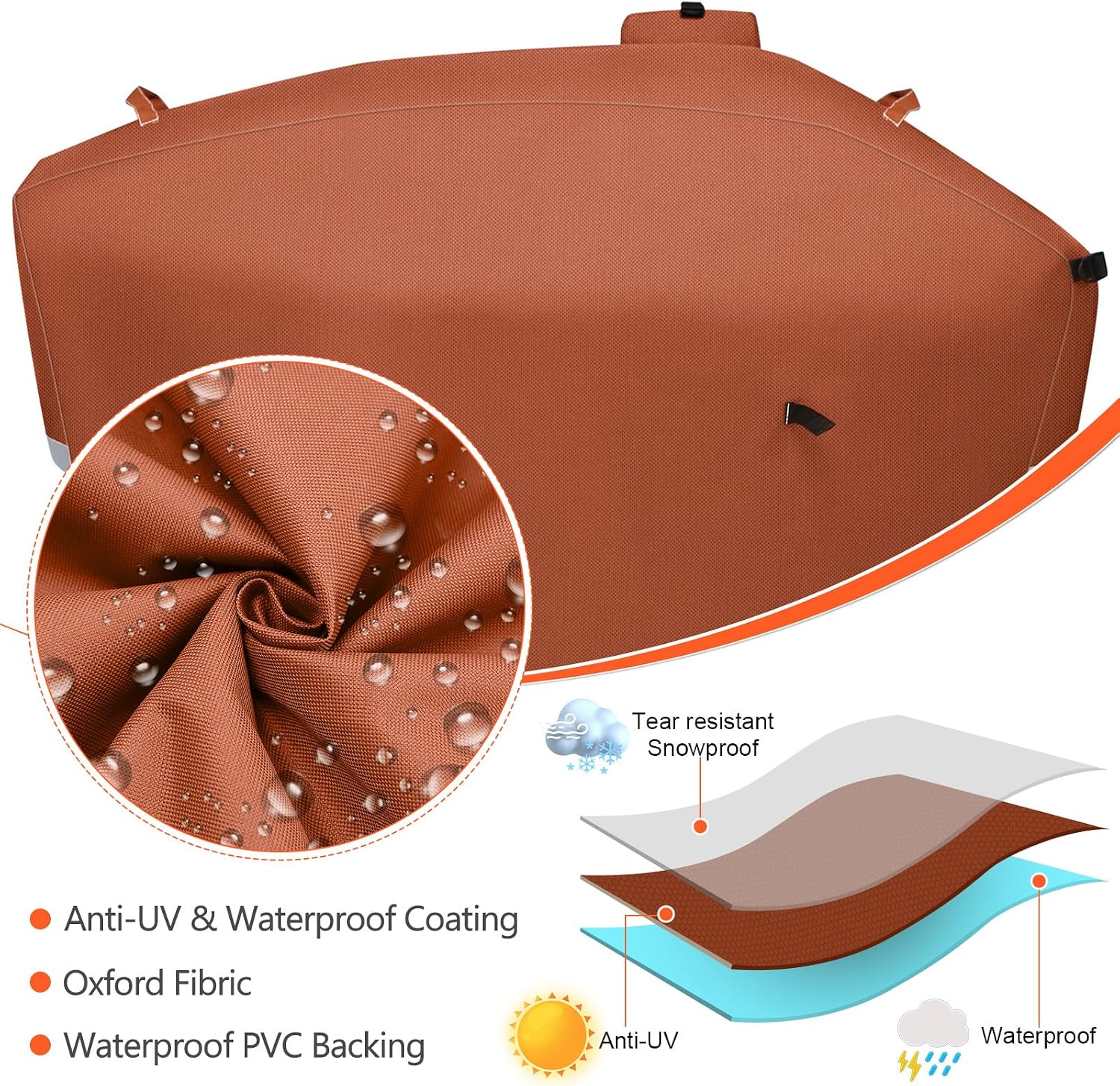 QuliMetal Pellet Grill Cover for Camp Chef DLX 24,Woodwind 24