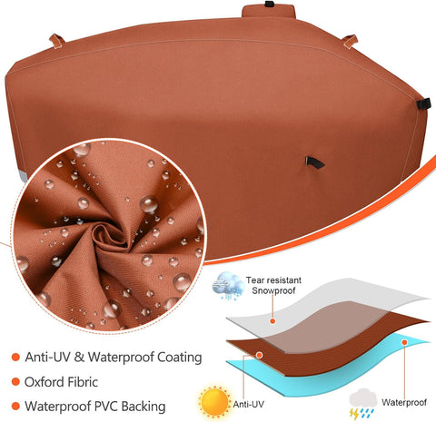 QuliMetal Pellet Grill Cover for Camp Chef DLX 24,Woodwind 24