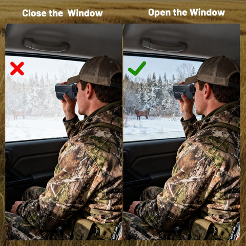 Hunting Range Finder 1700Yds Speed Scan Angle Compensation 7X Zoom IP54