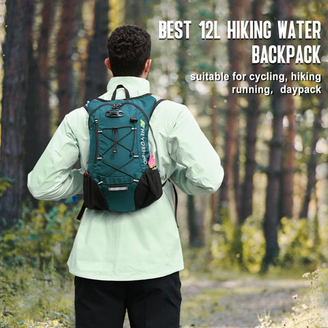 Lightweight Hydration Backpack, Running Backpack with 2L Water Bladder