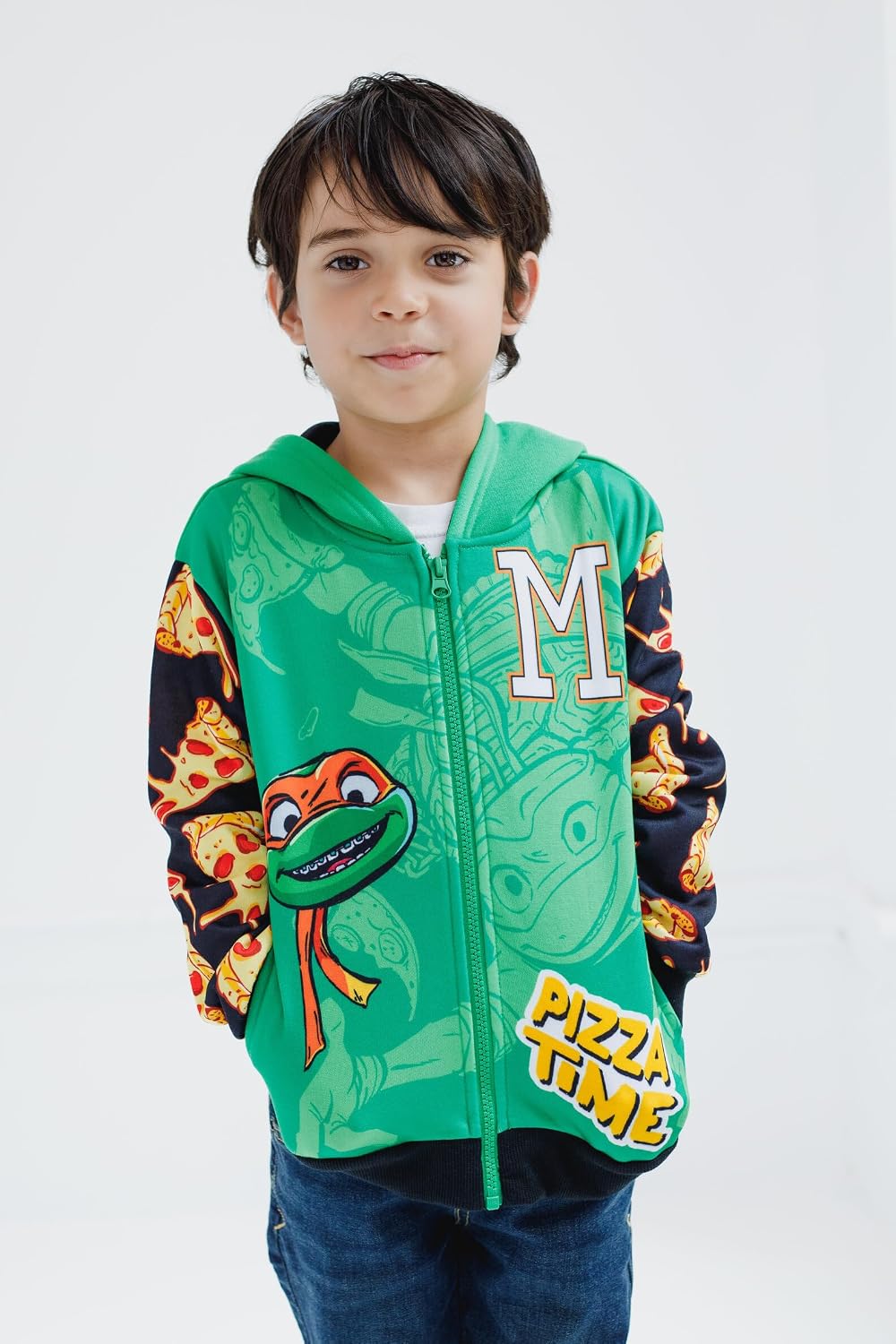TEENAGE MUTANT NINJA Turtles Boys' Cosplay Fleece Zip-Up Hoodie Toddler to Big Kid