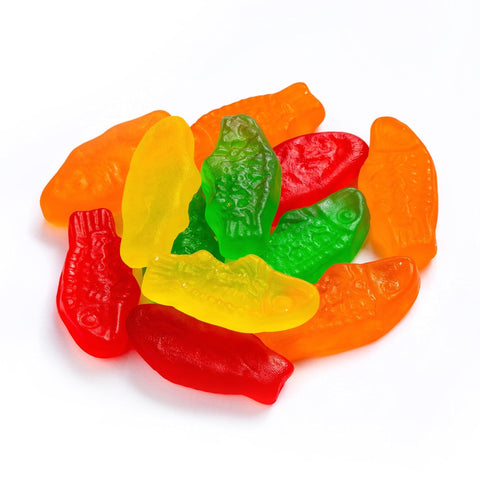 SWEDISH FISH Mini Assorted Soft & Chewy Candy,Family Size,Bulk Candy,1.8 lb,(Pack of 4)