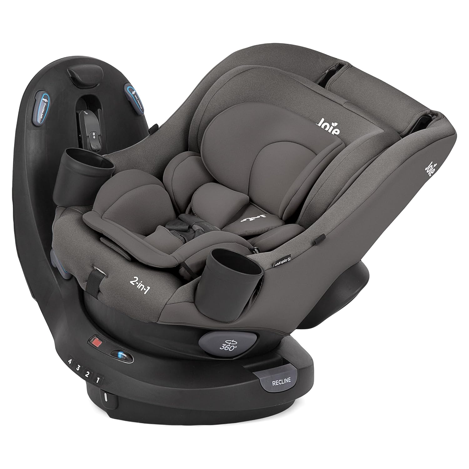 Joie Chili Spin SI 360 Rotating Convertible Car Seat, 2-in-1 Rear & Forward