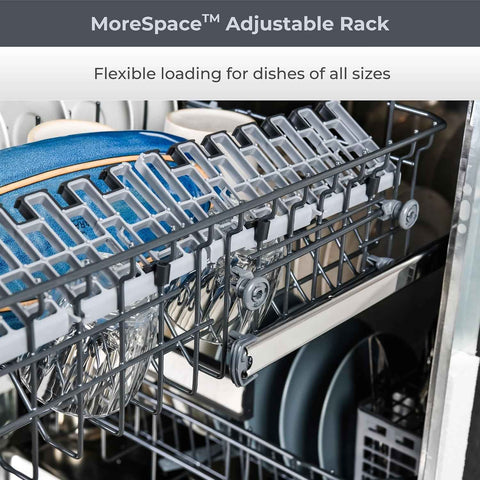 Kenmore 24 in Built-In Dishwasher (Lavavajillas) with Stainless Steel Tub, Top Control, 49 dBA Quiet Operation