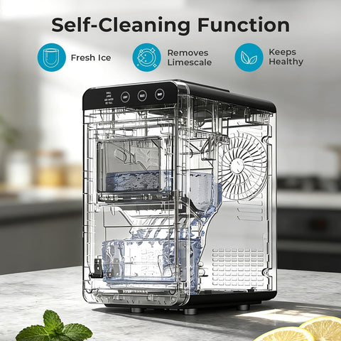 Antarctic Star Countertop Ice Maker Compact Ice Machine