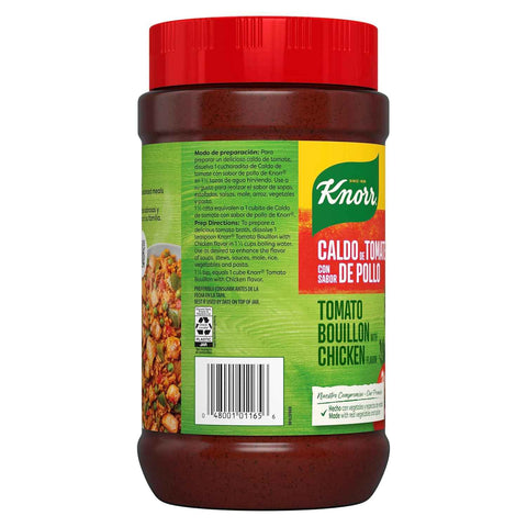 Knorr Granulated Bouillon For Sauces, Soups And Stews Tomato Chicken Fat And Cholesterol Free 32 oz, Pack of 6