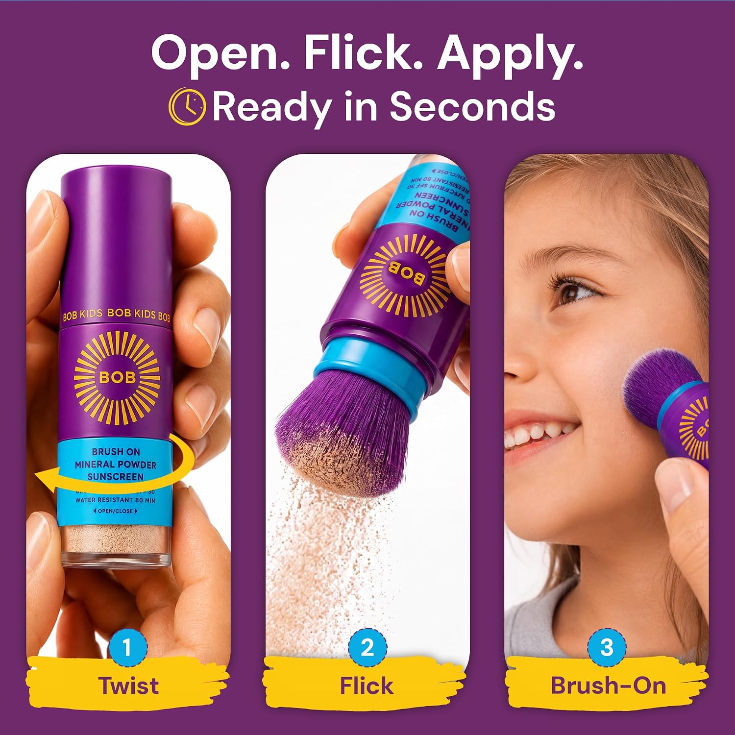 Brush on Block KIDS SPF 30 Brush On Mineral Powder Sunscreen