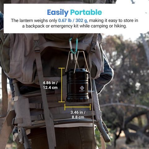 Etekcity LED Camping Lanterns, Battery Operated, 2 Pack