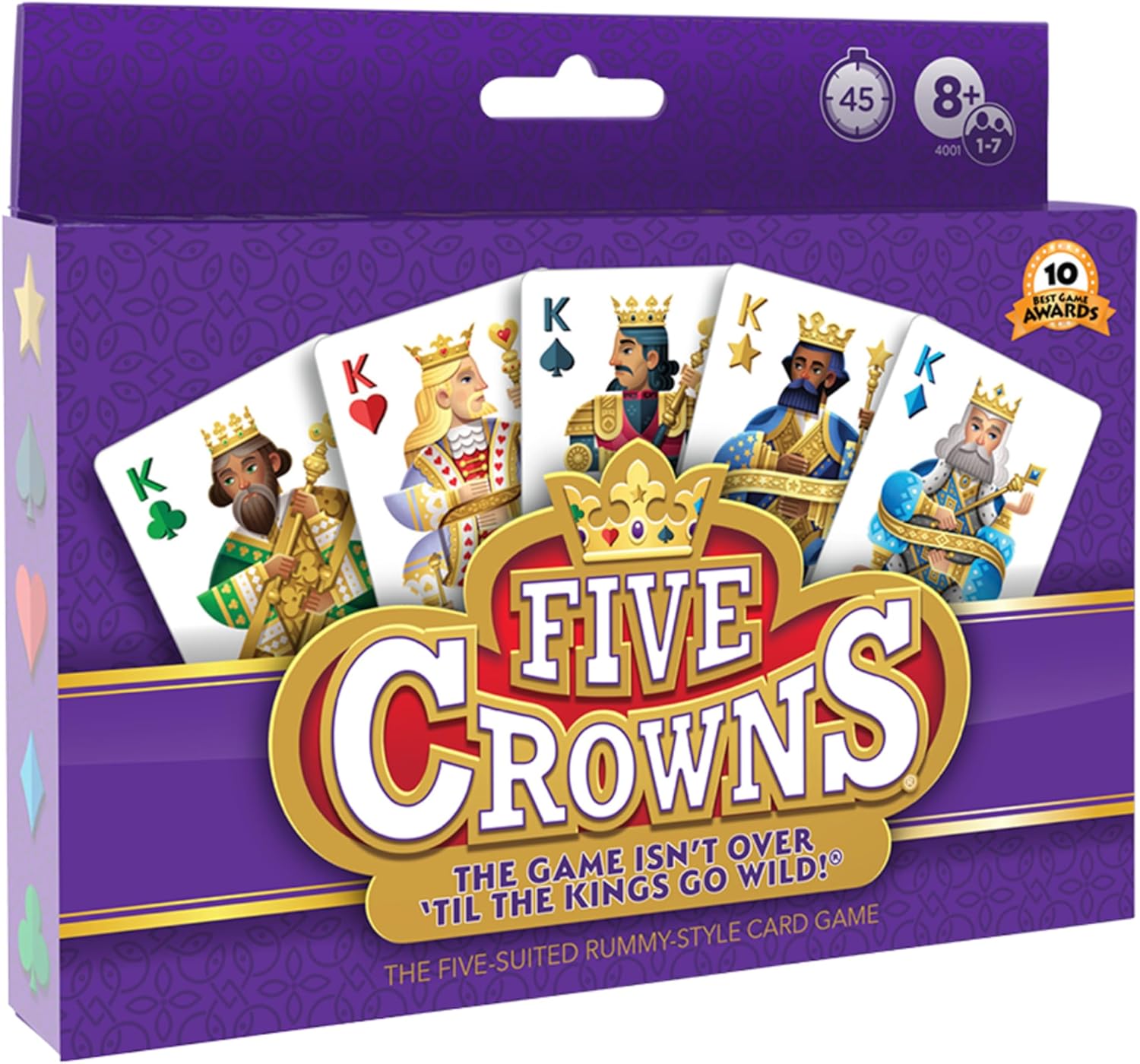 Five Crowns Rummy Style Card Game for Kids and Adults, Family Game Night