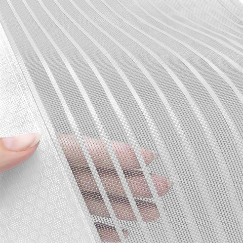 Heavy Duty Door Screen Magnetic Closure, LOVIGA Thickened Fiberglass Screen Door Mesh, Self Sealing, Tear Resistant, Easy Assemble, Fine Mesh Keep Bugs Out Fit Door Size 34 Inch X 80 Inch White