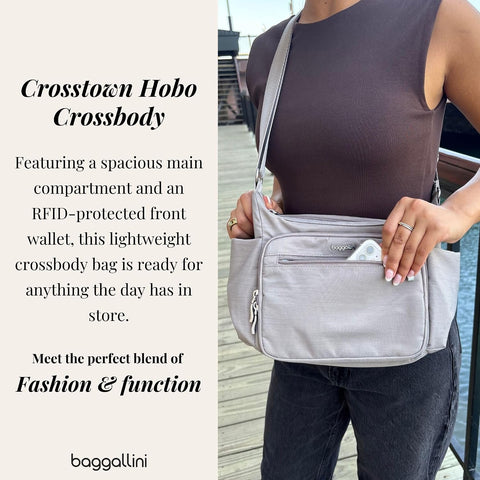 Baggallini Crosstown Hobo Crossbody