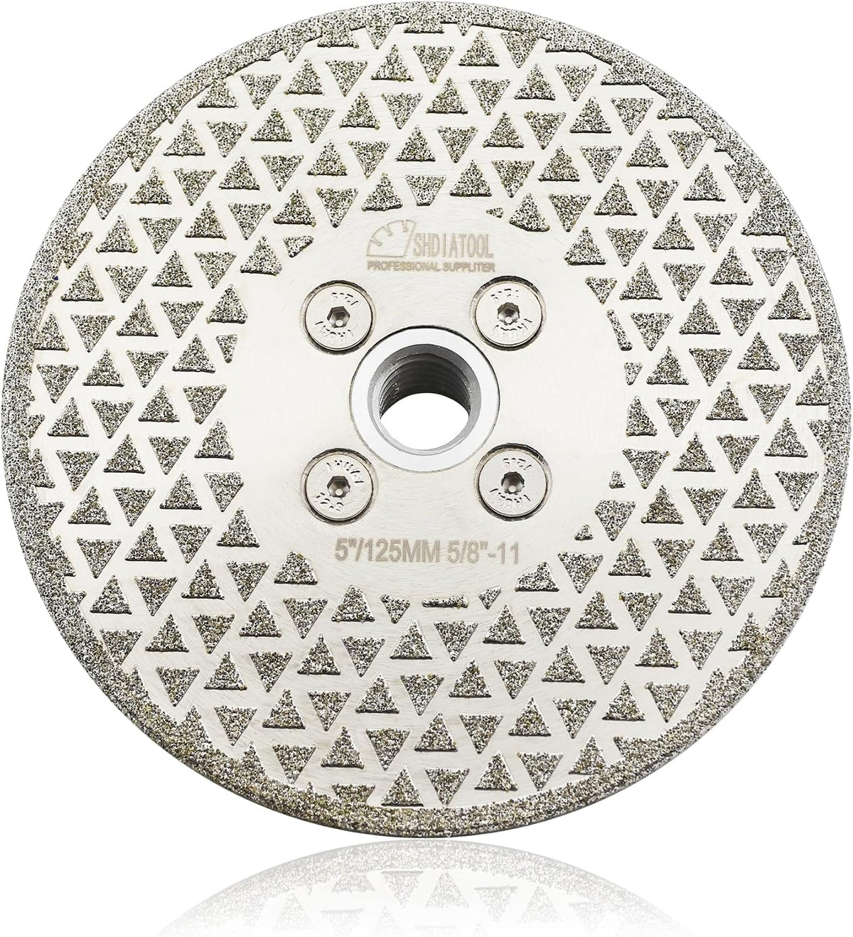 SHDIATOOL 5 Inch Diamond Grinding Disc Cutting Wheel 5/8-11 Arbor for Stone