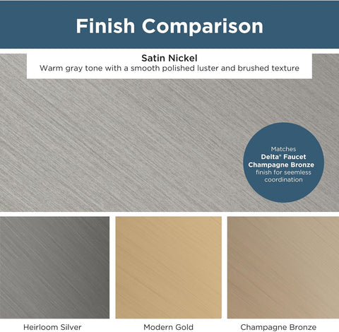 Franklin Brass (10-Pack) – Satin Nickel Cabinet Knobs for Dressers, Drawers, Kitchen Cabinet Door, Vanity, Furniture, Closet Knobs, 1-3/16 Inch Round | Mushroom