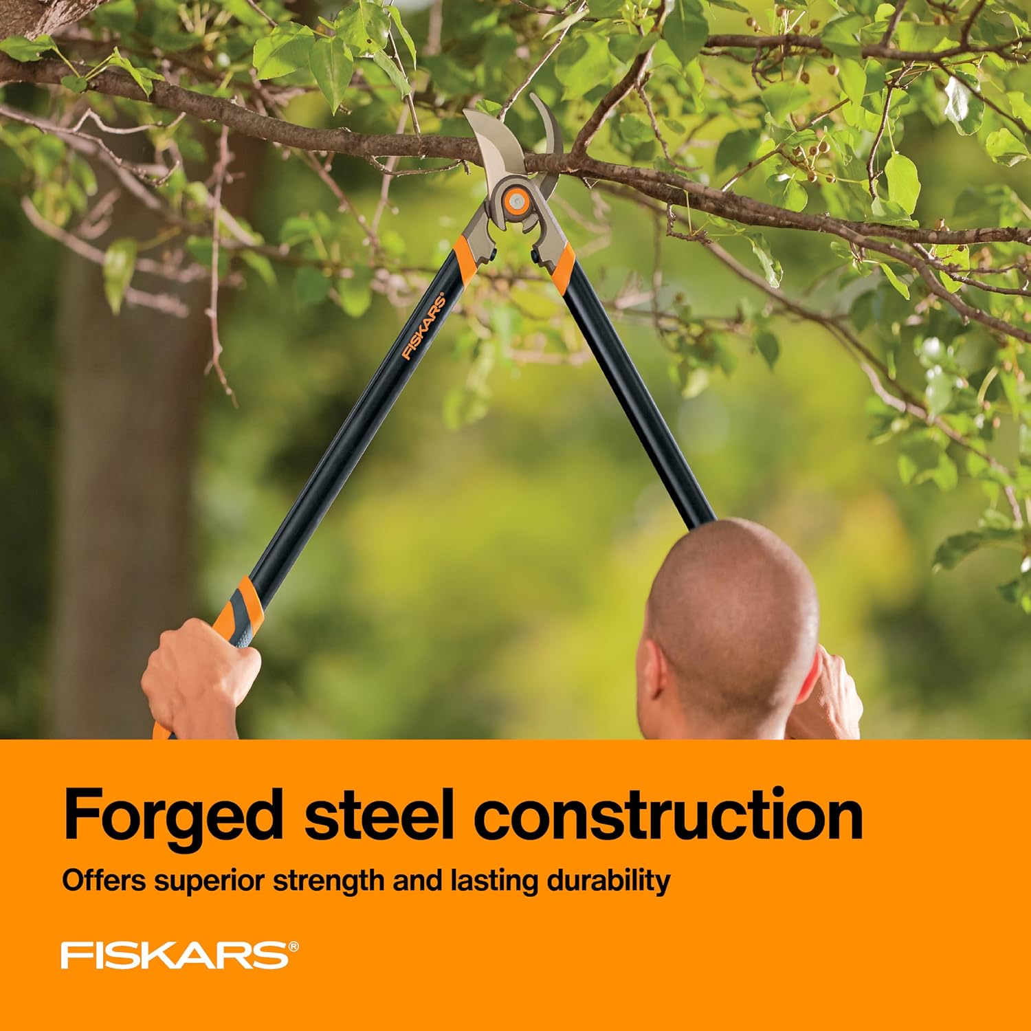 Fiskars 30" Forged Garden Bypass Loppers, 2" Cut Capacity Tree Trimmer