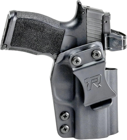 Rounded IWB Holster - Inside Waistband Concealed Carry, American Made, Concealment Express, Black Kydex, Optics Ready, Fits: