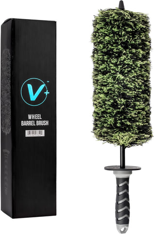 VIKING V+ Wheel Barrel Brush for Deep Wheel Cleaning, 17 Inch Length