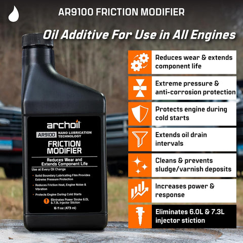 Archoil Ultimate Diesel Kit - AR9100 Friction Modifier (16oz) + AR6500 Diesel Treatment (40oz) + AR6400-D Diesel Fuel System Cleaner (12oz)