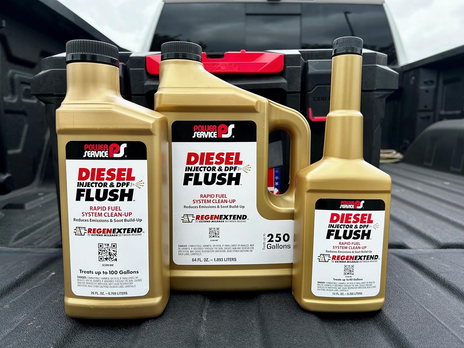 Power Service Diesel Injector & DPF Flush - 12 Ounce (Pack of 9)