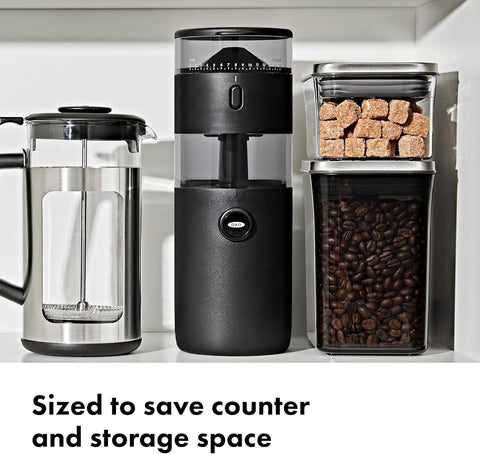 OXO Brew Compact Conical Burr Electric Coffee Bean Grinder - 50g Capacity