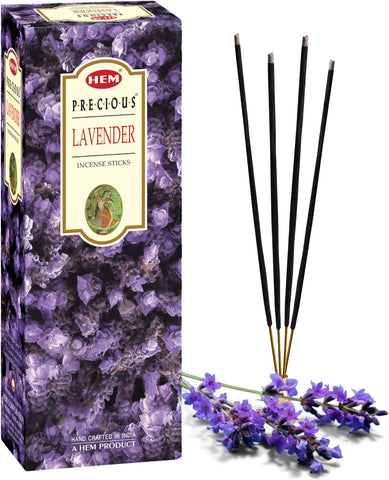 HEM Lavender Incense Sticks – Pack of 120 | Hand-Rolled in India | Soothing Floral Aroma for Relaxation, Stress Relief, Meditation, Yoga, Prayer & Home Fragrance