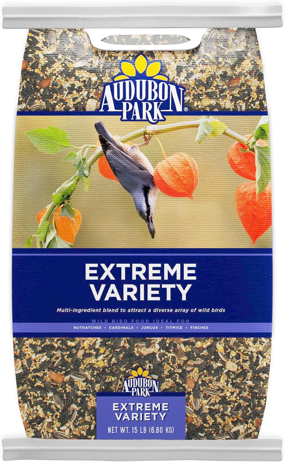 Audubon Park Extreme Variety Wild Bird Seed for Outside Feeders, 15-lb. Bag