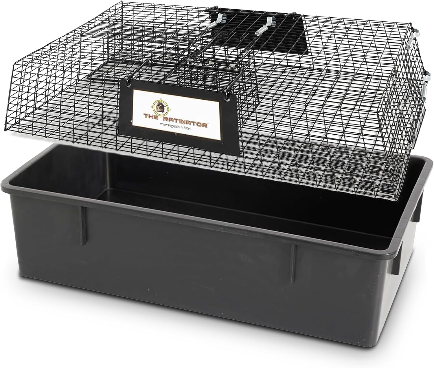 Rugged Ranch Ratinator Large Dual Door Live Rat & Mouse Trap Metal Cage