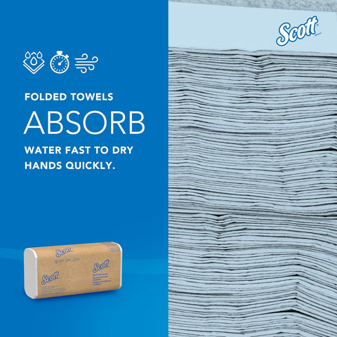 Scott Professional Multifold Paper Towels, Bulk, 16 x 250 Sheets (01840)