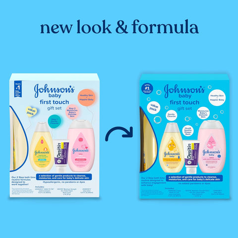 Johnson's Baby First Touch Gift Set, 3 Items