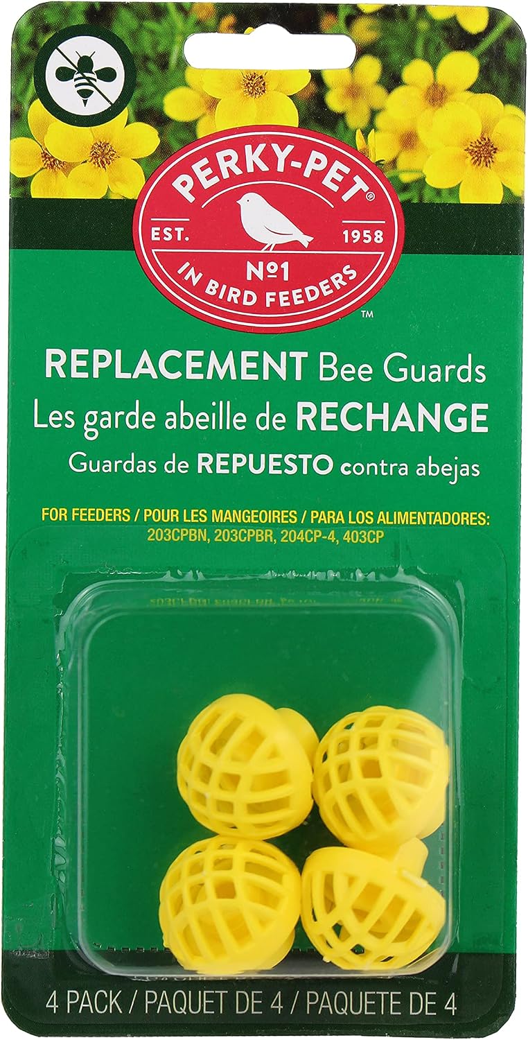 Perky-Pet Replacement Bee Guards for Hummingbird Feeders, 4-Pack