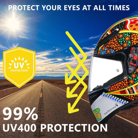 K1 Helmet shield Replacement,K5 Motorcycle Helmet Visor Compatible with K1 K1S K3SV K5 K5S(Revo Deep Blue)