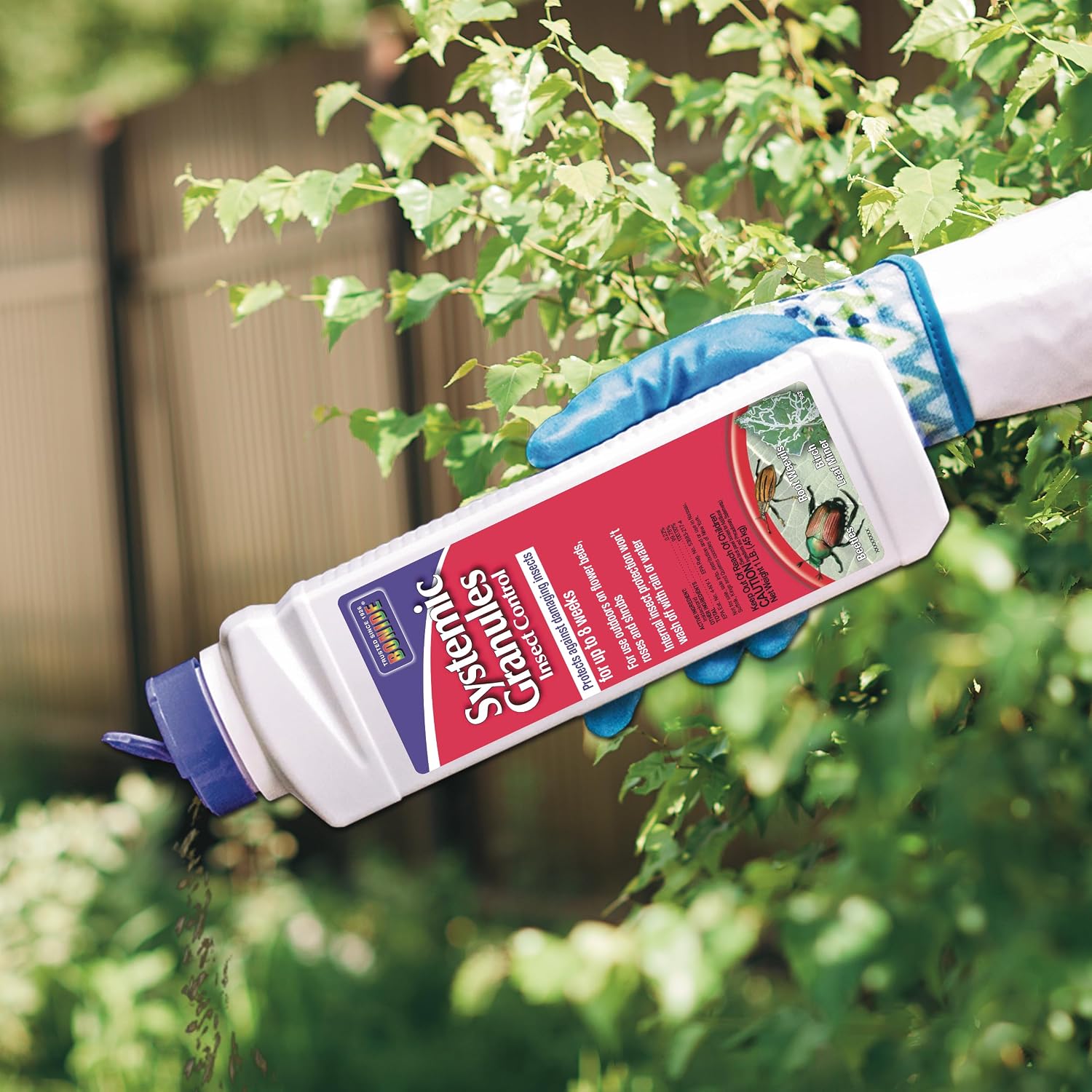 Bonide Systemic Insect Control, 1 lb. Ready-to-Use Granules for Long Lasting Insect Control in Lawn and Garden
