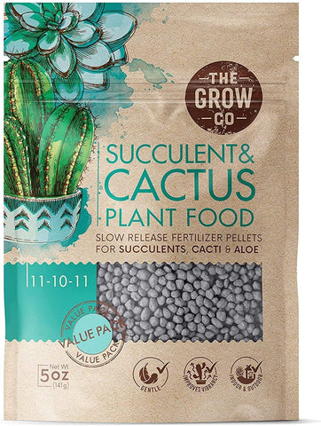 Cactus & Succulent Indoor Plant Fertilizer, Long Lasting Formula, 5oz