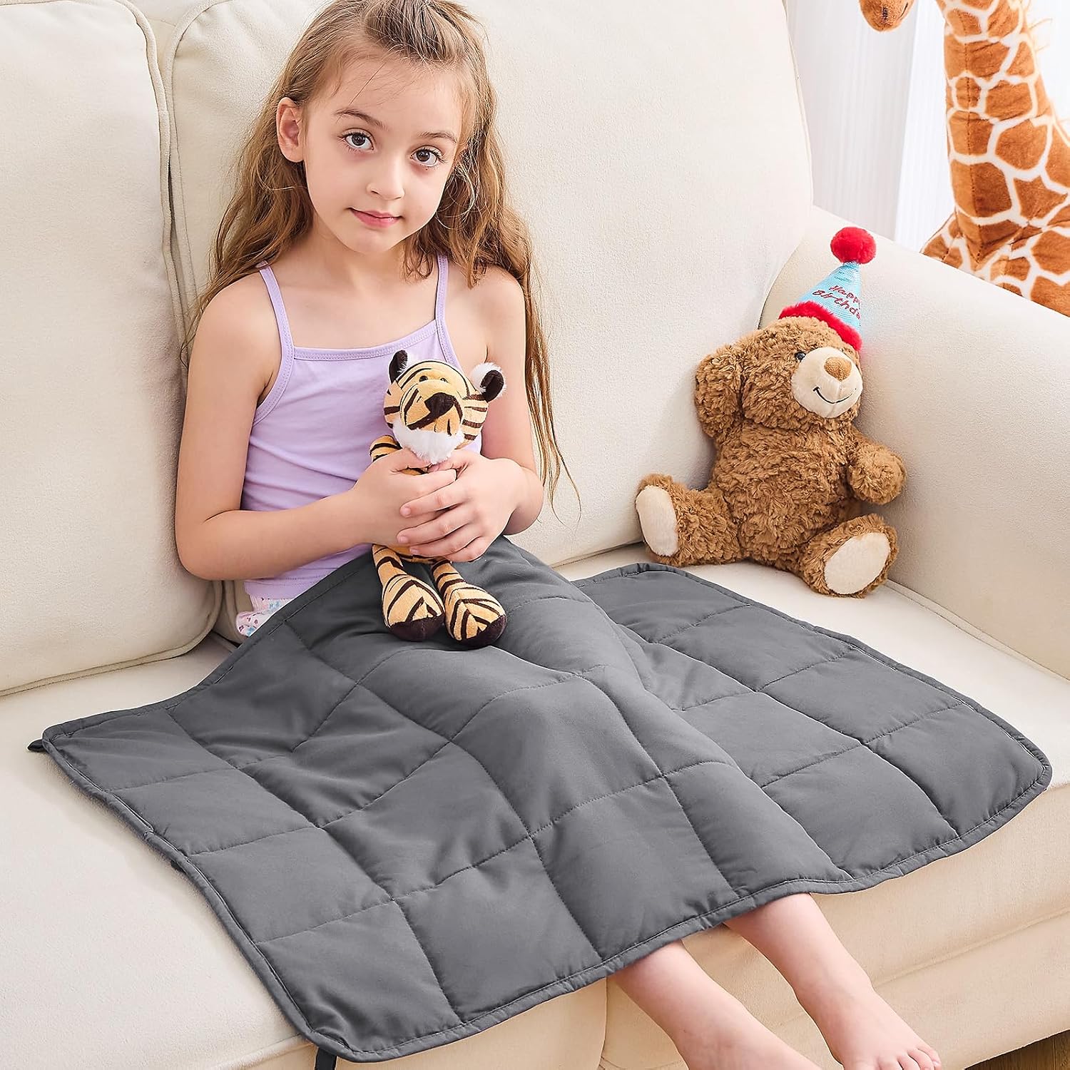 yescool Weighted Blanket 3Pound Cooling Heavy Throw Blanket Avocado 36"x48"